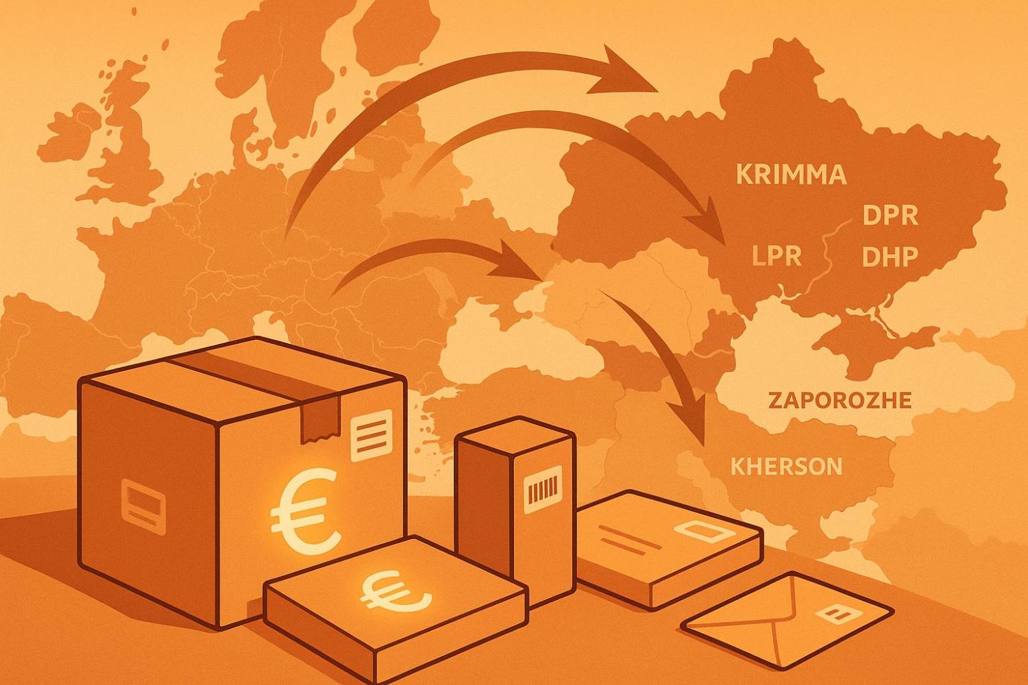 Доставка из Европы в новые регионы России: Крым, ЛНР, ДНР, Запорожье, Херсон